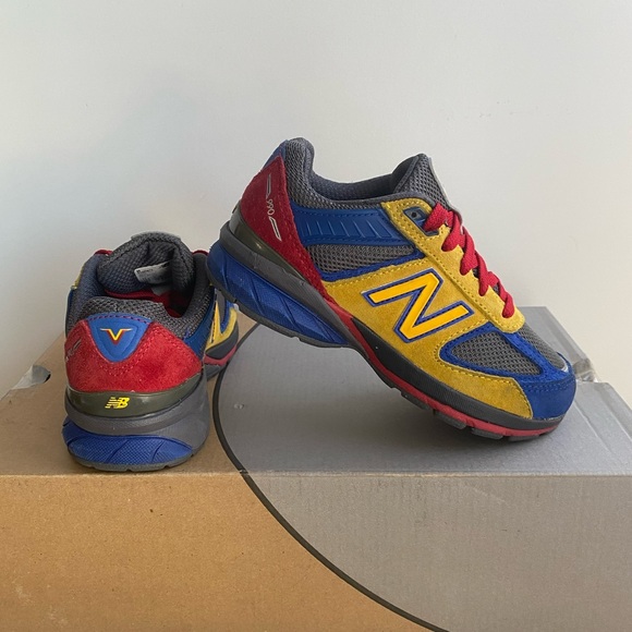 RARE New Balance 990 V5 x Shoe City x EAT Toddler Sneakers-  SZ 11 C - Picture 5 of 16